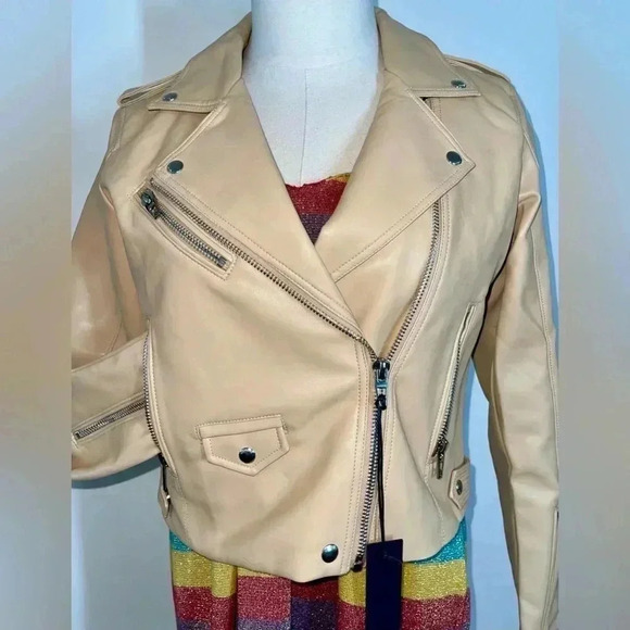 Blank NYC | Head to Toe Jacket | Vegan Leather Moto | Large - Picture 4 of 7